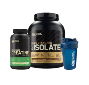 Gold Standard Isolate Whey Protein 5.2 Lb + Creatine 300g Free Blue Shaker 450ML